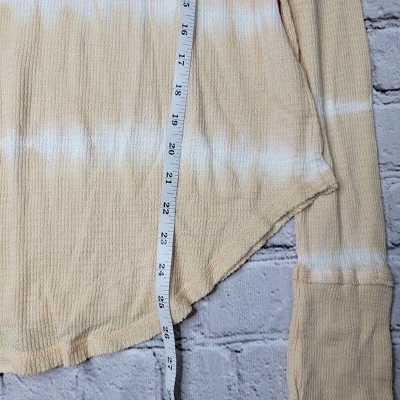 BillaBong Any Day Thermal Long Sleeve T-Shirt Peach Cream NWT Juniors Size L - Picture 12 of 12